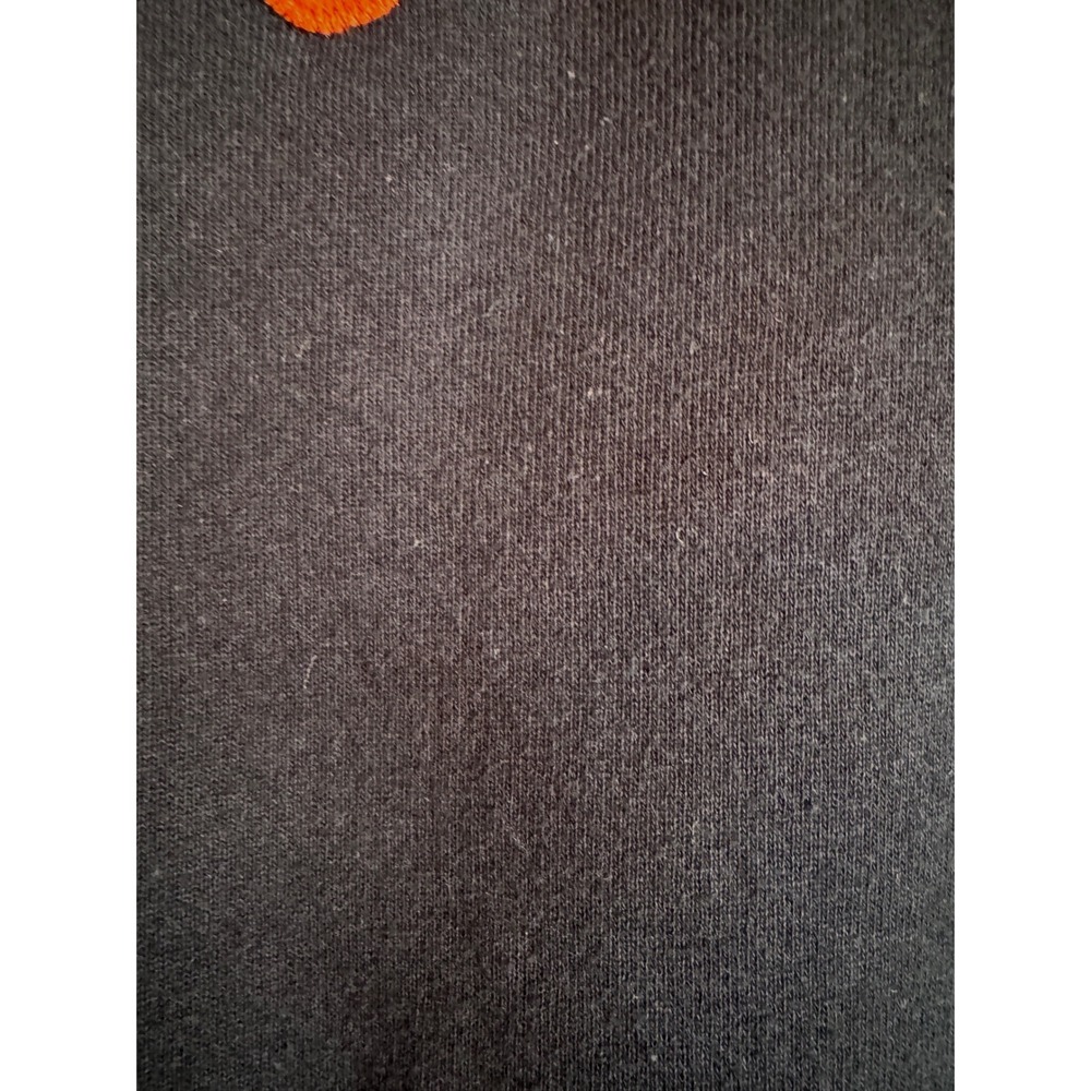 Vintage 90s Nike Made USA Black Appliqué Logo Crewneck Sweatshirt XL - Picture 14 of 16
